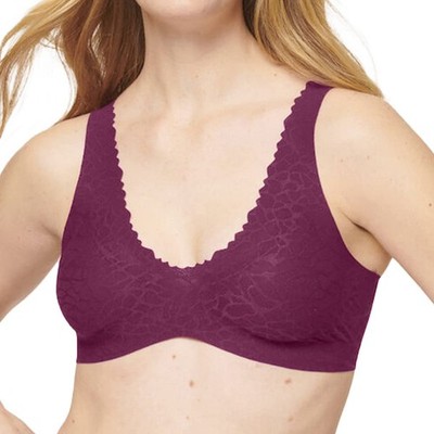Sloggi Zero Feel Lace 2.0 Bralette Farbe: Wine YN/00YN Größe: XL