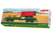 Märklin 00740-01 H0 Niederbordwagen Aus 00740, Märklin Start Up