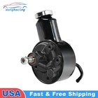 Black Saginaw Power Steering Pump For Small Big Block Chevy SBC BBC 305 327 350