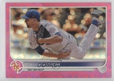 2022 Topps Chrome Logofractor Edition Pink Refractor 4/199 Jacob deGrom #78 0lq5