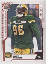 2020 Upper Deck CFL Red 36/165 Mike Moore #21 r6v