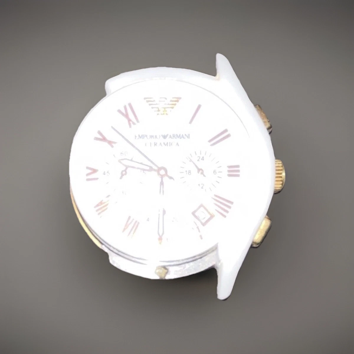 EMPORIO ARMANI LADIE\'S CERAMIC MOTHER OF PEARL WHITE WATCH AR1439 Emporio Armani Ladies Watch Leo Small AR1439 | Watches Prime main image 3