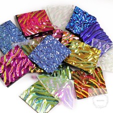 3 Bags /84g COE90 Dichroic Glass Scrap Assorted Fusible Glass Fusing Microwave