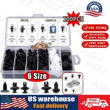 For Honda Fixing Fastener Kit Bumper Fender Liner Push Retainer Clips Auto