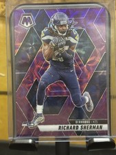 2025 Panini Mosaic - Richard Sherman #222 Purple Scope Prizm
