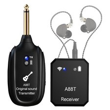Wireless in Ear Monitor System 2.4GHz Wireless IEM System with Transmitter, C...