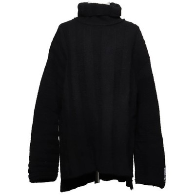 Erfo, Rollkragenpullover, Größe: M, CELESTE, Schwarz, Polyamid/Wolle #F3w