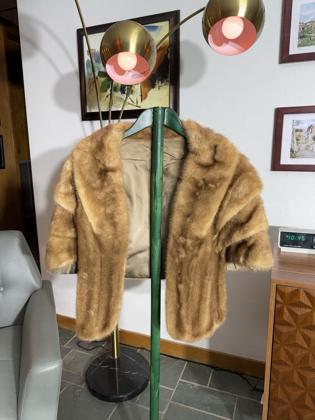 WOW!! 1940’s Vintage Mink Stole Custom Made Small… - image 5