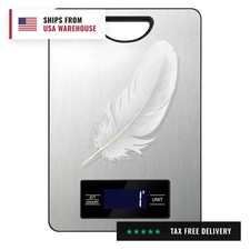 Food Scale, Digital Food Scale, Kitchen Scale with Hang Loop, 11lb Precise Bakin