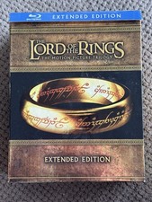 The Lord of the Rings Trilogy Extended Edition Blu-ray 15 disc set Like New