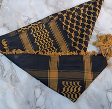 Cotton Keffiyeh Shemagh Scarf Arab Hatta Kufiya Middle East Style