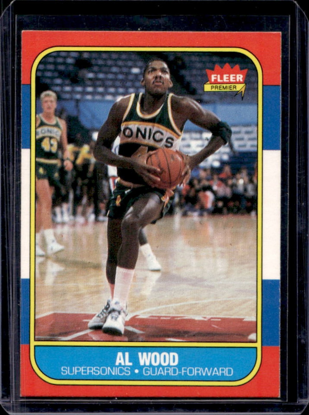 1986-87 Fleer Al Wood #128 SuperSonics