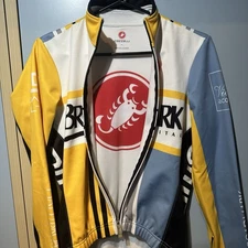 NWOT Castelli BMC Cycling Jacket Men’s XS Full Zip Long Sleeve Thermal