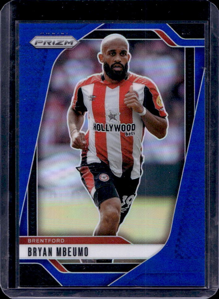 2024-25 Prizm Premier League Bryan Mbeumo Blue #219/299 Brentford