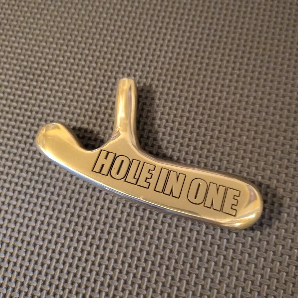 Custom Personalized Engraved Hole In One Memory Trophy Bullseye Putter Head - Image 3 of 4