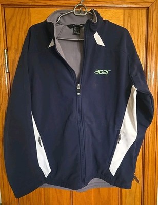 NEW! ACER Computer  Jacket  Medium Navy  Full Zip Sales incentive New w/tag