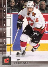 Rico Fata 2001-02 Be a Player Memorabilia #220 Calgary Flames