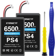 2PCS Battery Compatible with PS4 LIP1522 New Upgrade 6500mAh New 0 Cycle High