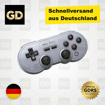   8BitDo - SN30 Pro für Switch Android PC + Hall Effect Gamepad - SNES/Grau  