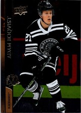 2020-21 UPPER DECK BASE SILVER FOIL ADAM BOQVIST CHICAGO BLACKHAWKS #290
