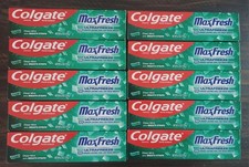 Colgate MaxFresh Clean Mint Toothpaste Pack, Fresh 6.3 Ounce Pack of 10