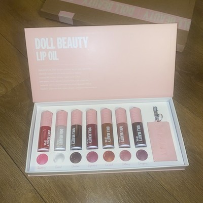 Doll Beauty PR 7 Lippenöl Set Lipgloss Set Neu im Karton mit Spiegel