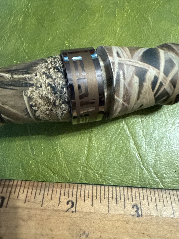 HTF Banded Goose Call Wetlands Camouflage Cut Down Style Sounds Great - Image 2 of 4