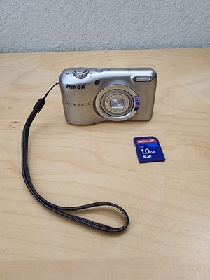 Vintage Nikon COOLPIX A10 Silver 16.2 MP Digital Camera: NIKKOR 5X ZOOM: TESTED