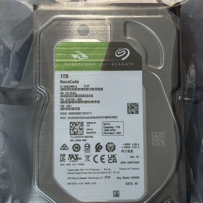 Seagate 1 TB Internal Hard Disk Drives Hybrid (HDD/SSD) for sale