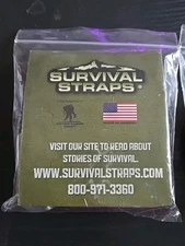 Survival Straps Paracord Survival Bracelet Large USA Made New Sealed 