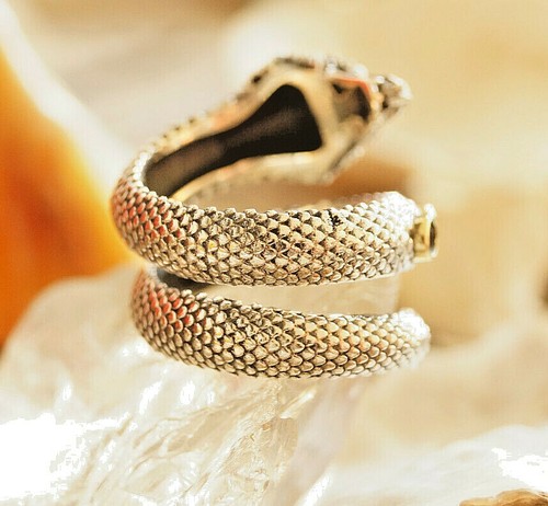 925er Silber Ring Drache Schlange 57 58 59 60 61 Smaragd Grün Mega Massiv Gotic - Bild 10 von 11