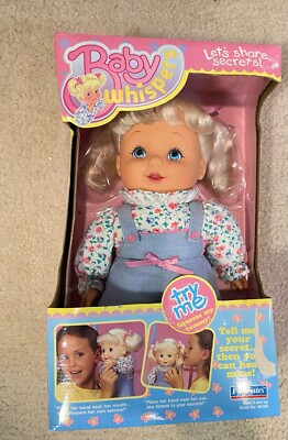 RARE Baby Whispers Playmates Doll ''Let's Share Secrets'' Vintage'1998