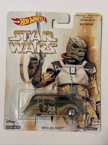Hot Wheels Pop Culture Star Wars Bounty Hunter Set of 6 - Picture 3 of 7