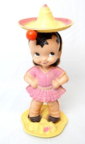 1L Vintage SENORITA Dancing Plastic 