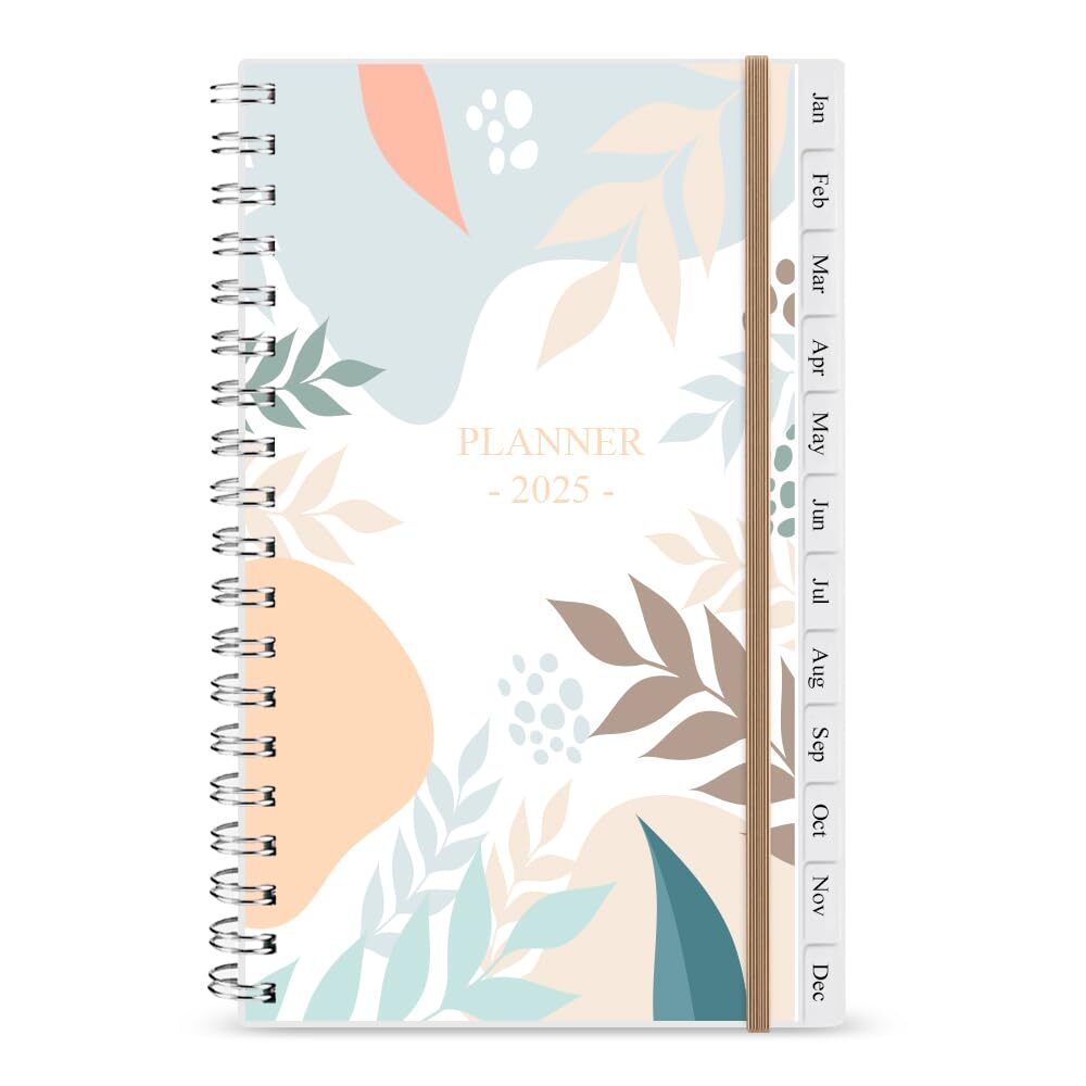 Pocket Planner 2025 A6 Weekly Planner with Monthly Tabs Run Jan 2025-Dec 2025...