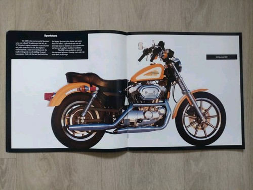 Harley Davidson Programm Prospekt 1991 Sportster Super Glide Low Rider Softail - Picture 5 of 13