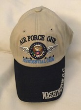 AIR FORCE ONE 1 PRESIDENTE EE. UU. TRIPULACIÓN SOMBRERO ÁGUILA SELLO GORRA CASA BLANCA BANDERA MILITAR