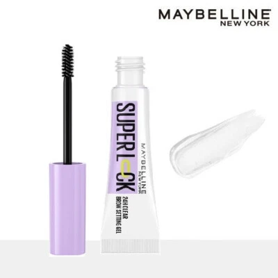 [MAYBELLINE NEW YORK] Gel Fixateur Transparent 24H Super Lock 7g NEUF - Photo 1/2