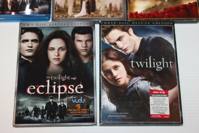 Twilight Saga DVD Complete Set (Twilight, New Moon, Eclipse