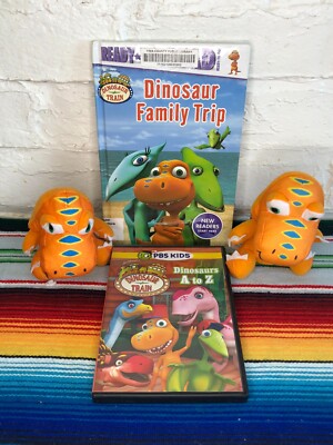 Jim Henson's Dinosaur Train Stuffed Animal Ready Read Family Trip