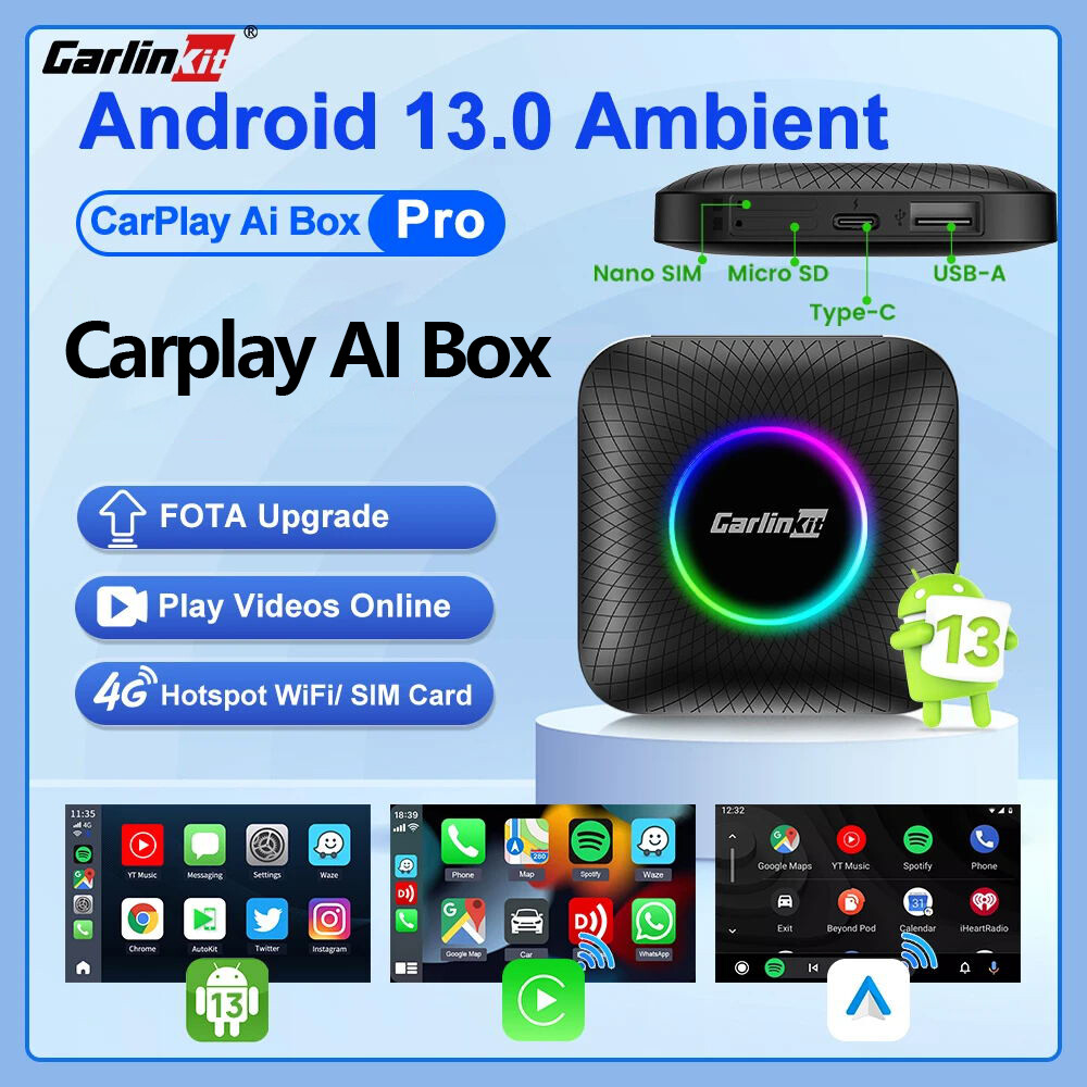 CarlinKit CarPlay AI Box 8+128G SM6225 8-Cores Android Auto