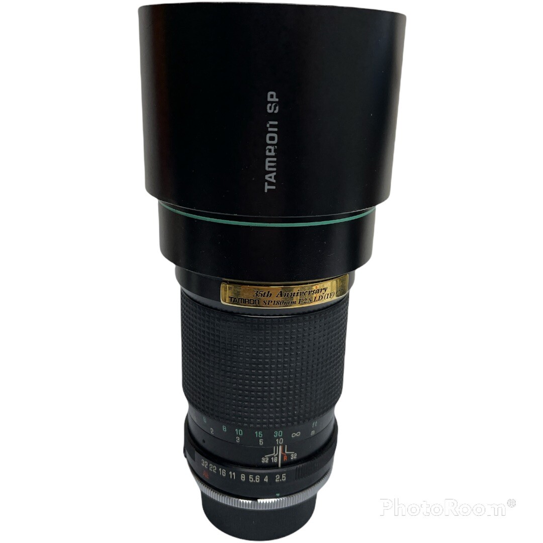 Tamron 35th Anniversary SP180mm f2.5 LD (IF) 77 Lens W/Adaptall 2