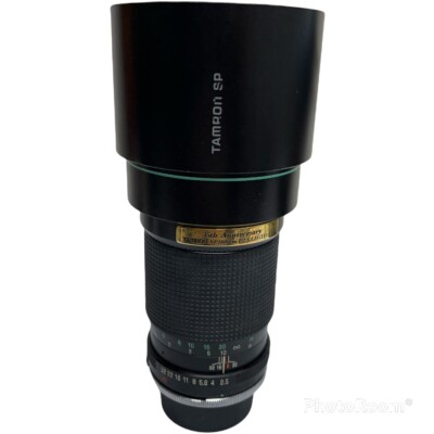 Tamron 35th Anniversary SP180mm f2.5 LD (IF) 77 Lens W/Adaptall 2