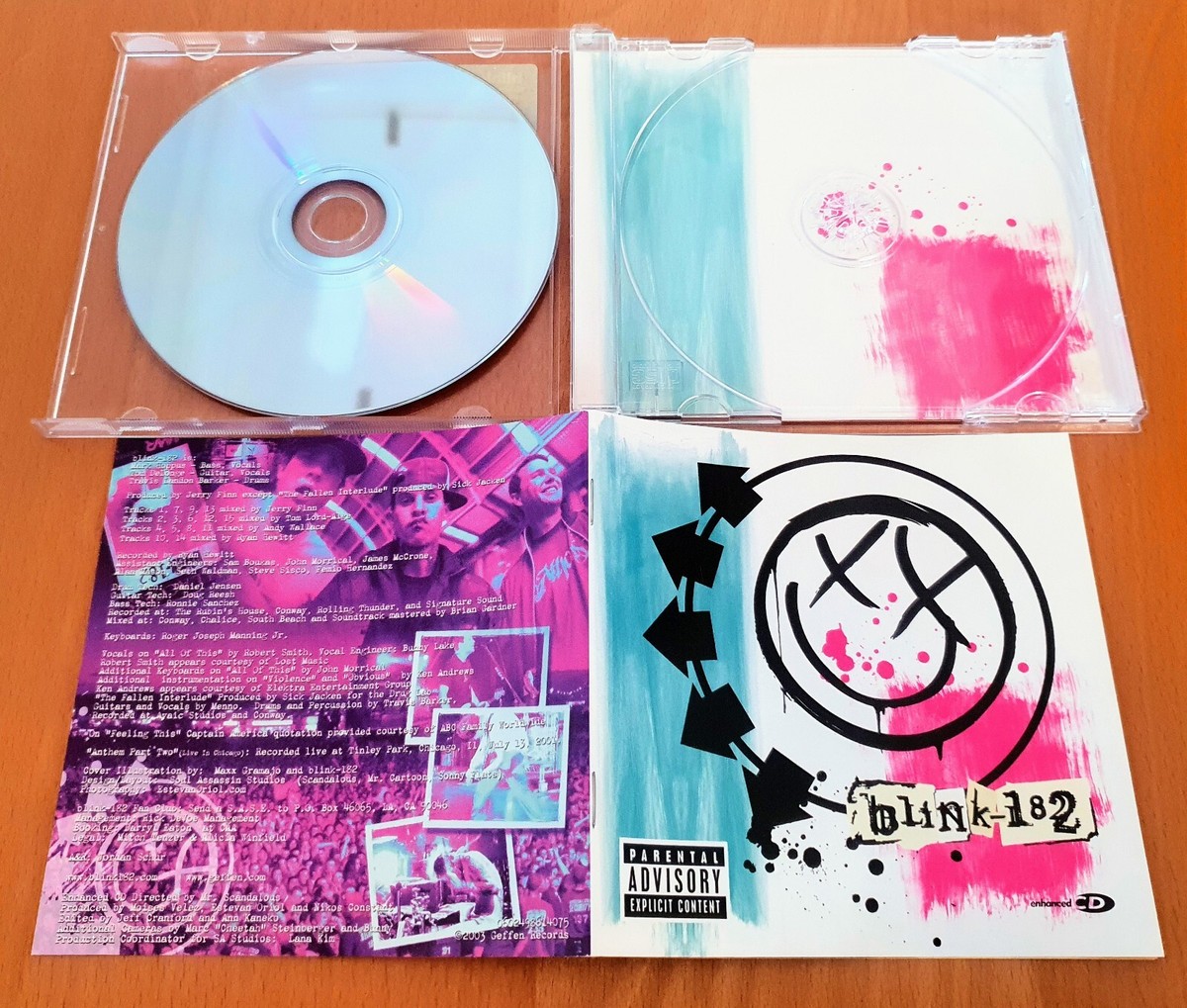 BLINK 182 - BLINK 182 2003 CD GEFFEN RECORDS 0602498614075 VG+/EX