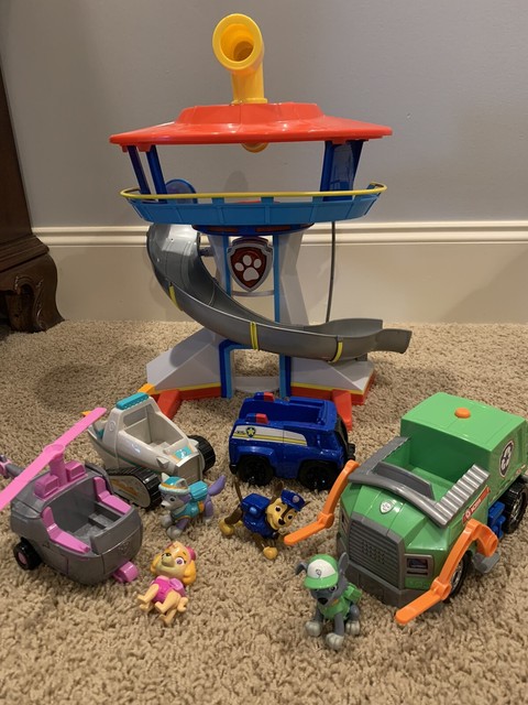 paw patrol light and sound lookout tower