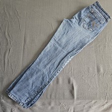 Gloria Vanderbill 14 Perfect Fit Distressed Lightwashed Straight Women's Jeans