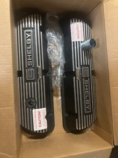 New Shelby Gt350 Mustang Valve Covers Cobra Ford Aluminum Pair 289 302 New Shelby Gt350 Mustang Valve Covers Cobra Ford Aluminum Pair 289 302