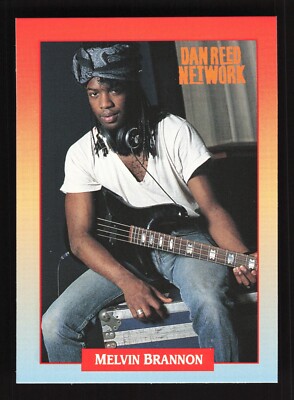 1991 Brockum Rock Cards #25 Melvin Brannon - Dan Reed Network