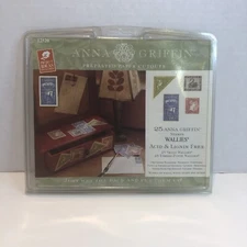 Wallies Anna Griffin Stamps 25 piece Pre Pasted Wallpaper Cutouts Decals