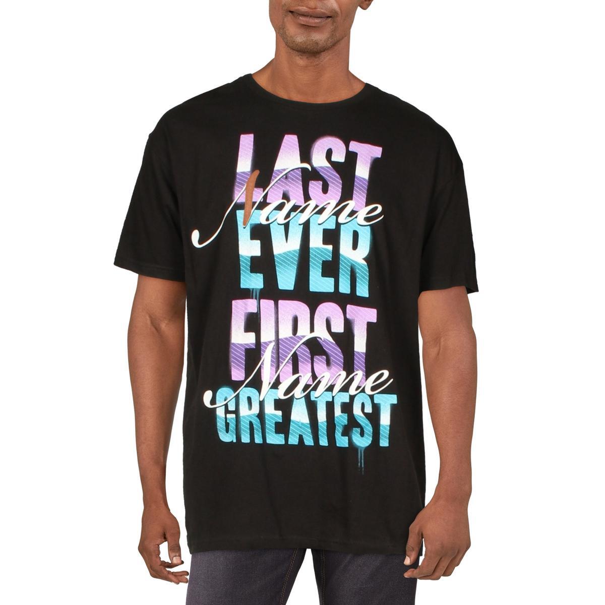 Гибридная мужская черная хлопковая футболка с круглым вырезом и графическим принтом L BHFO 8349 3490₽